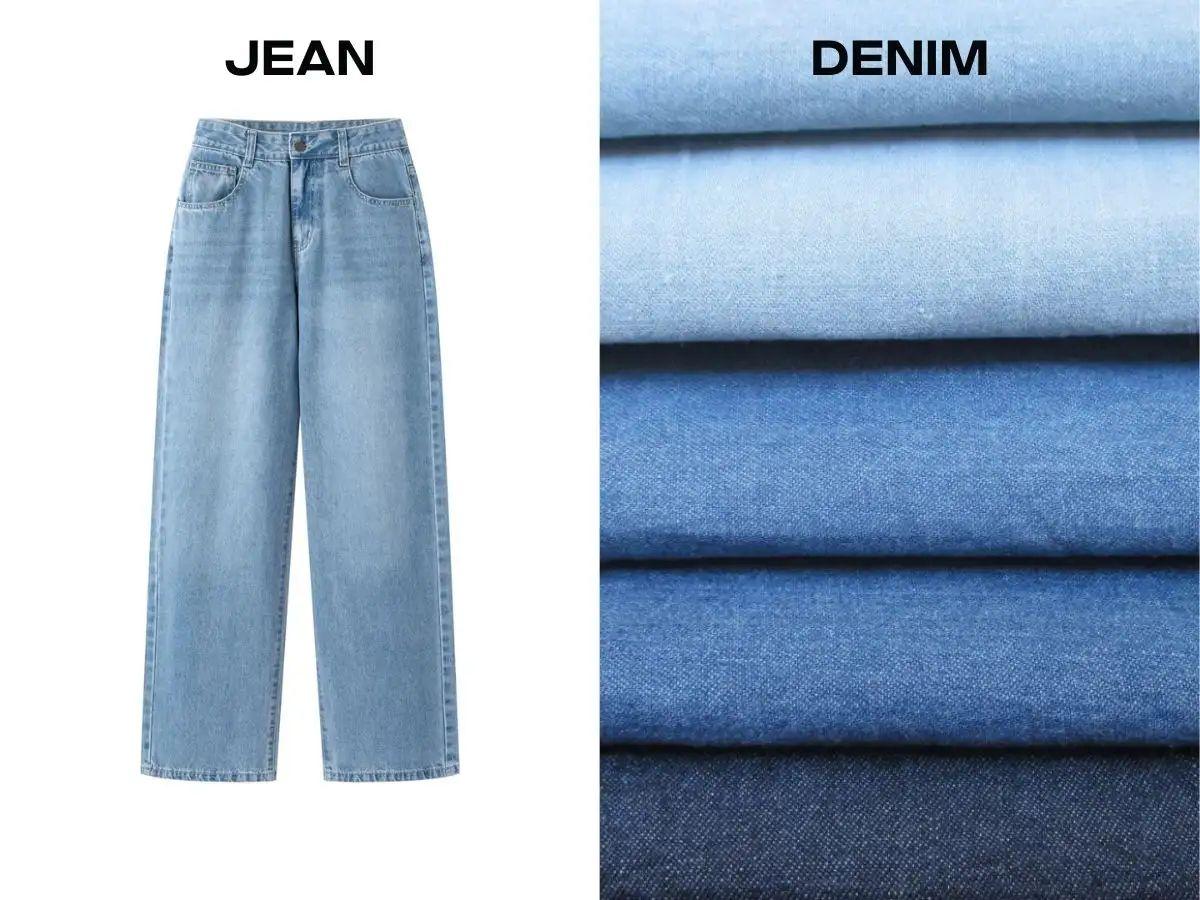 Phân biệt giữa jean và denim