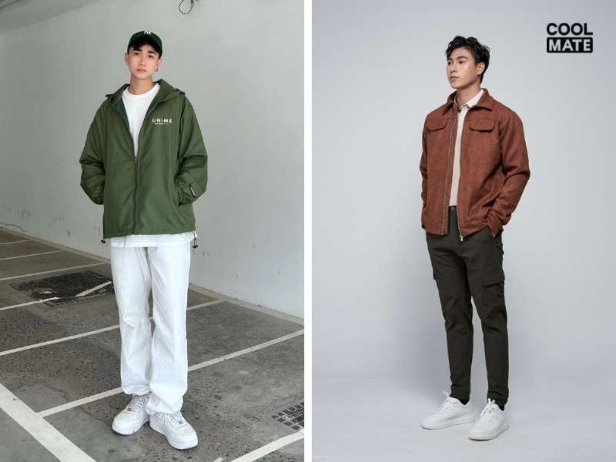 Chọn áo khoác cho nam thuộc mệnh Mộc nên chọn các màu sắc như xanh lá, xanh lục và nâu
