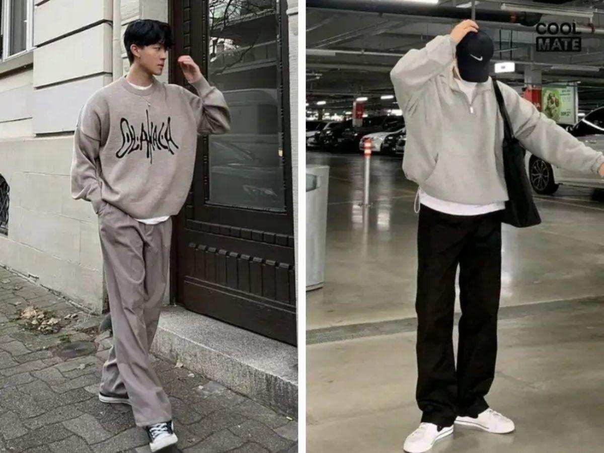 Áo khoác màu xám dễ mix & match trong nhiều trường hợp