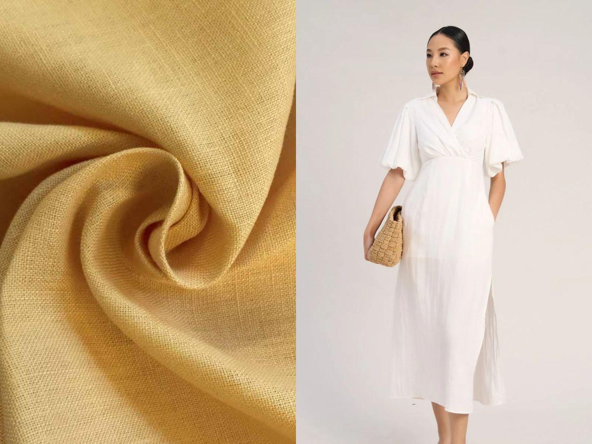 Vải linen có độ bền cao, mang vẻ đẹp tự nhiên và thấm hút tốt