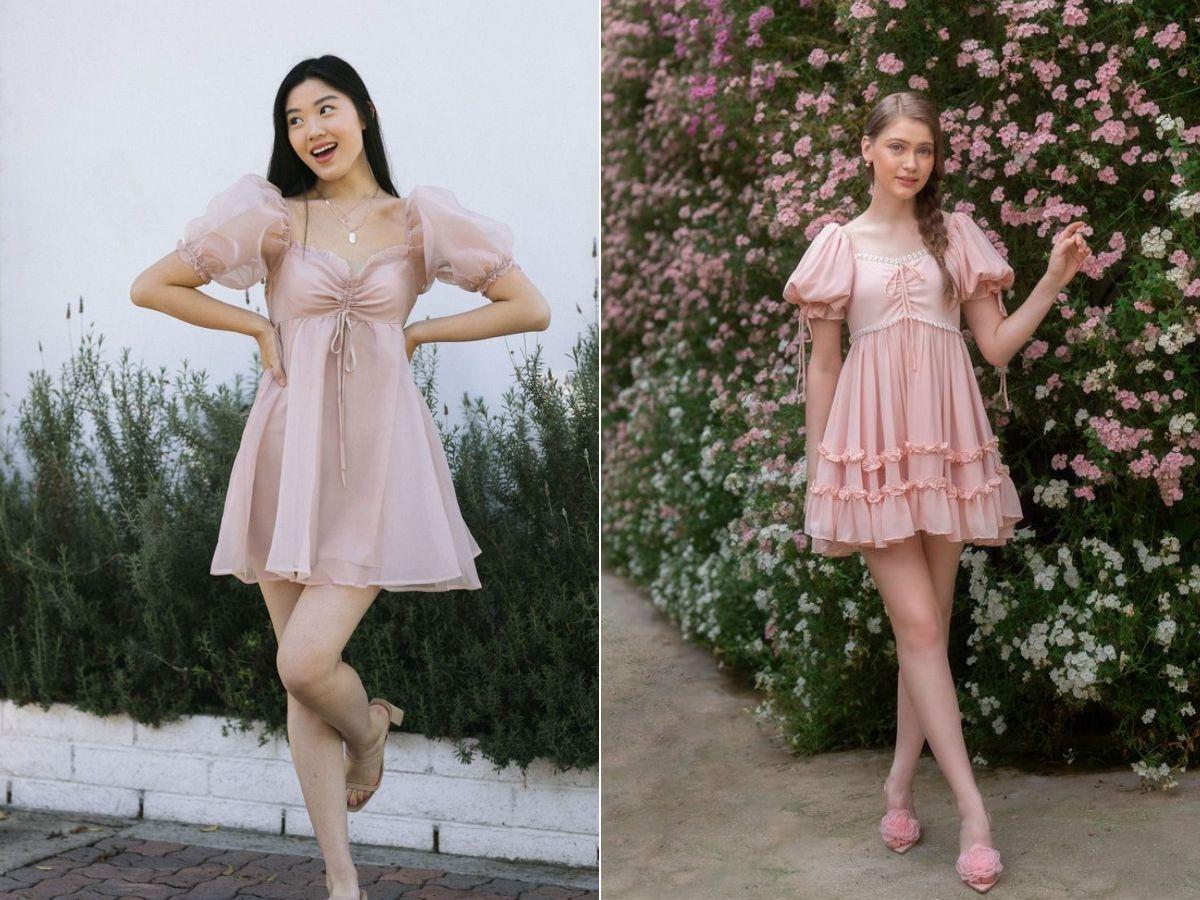 Đầm babydoll hack tuổi siêu đỉnh và che bụng rất tốt