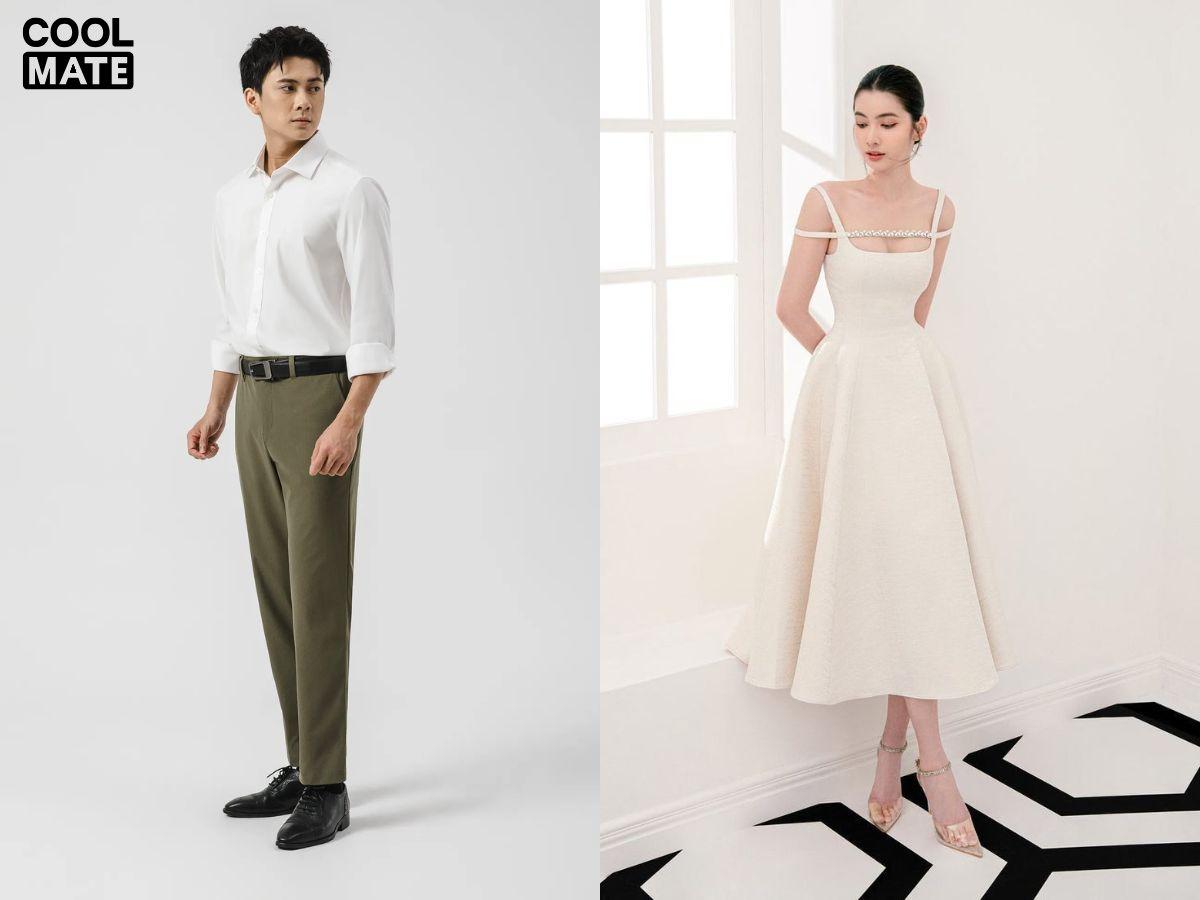 Diện đồ trung tính đi đám cưới
