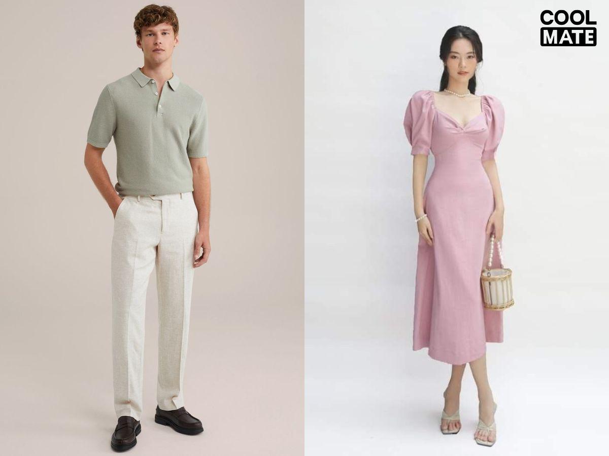 Chọn trang phục đi đám cưới tone pastel nhẹ nhàng