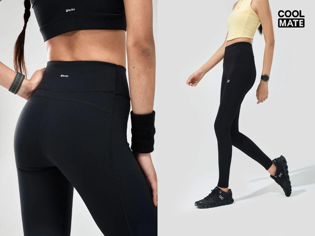 Quần legging nữ ôm sát vào phần thân dưới giúp nàng dễ dàng vận động