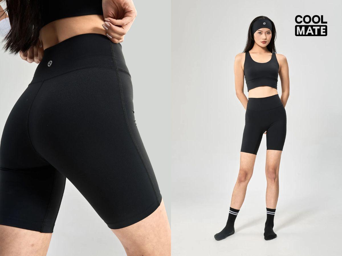 Quần biker short nữ được thiết kế ôm sát cơ thể và tạo sự thoải mái nhất định cho người mặc