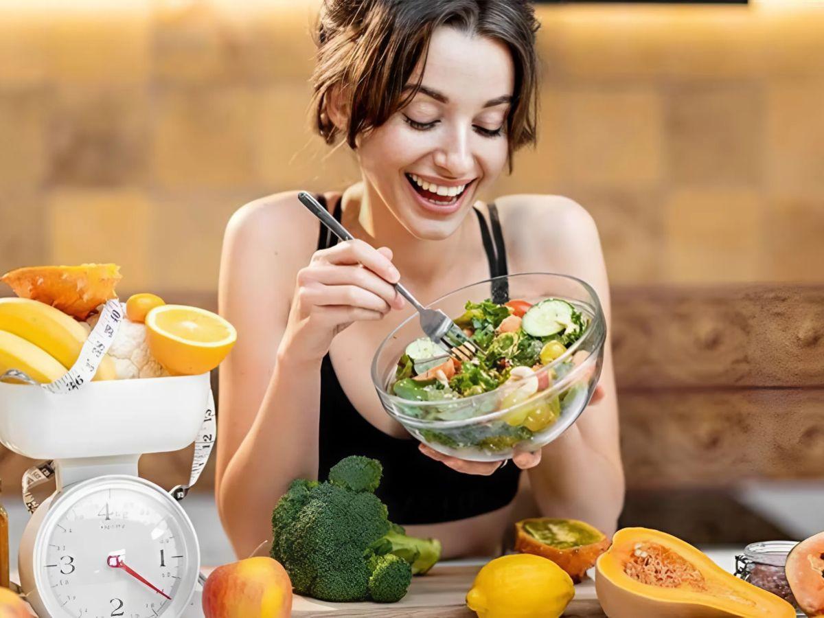 Ăn thức ăn lành mạnh với khẩu phần hợp lí