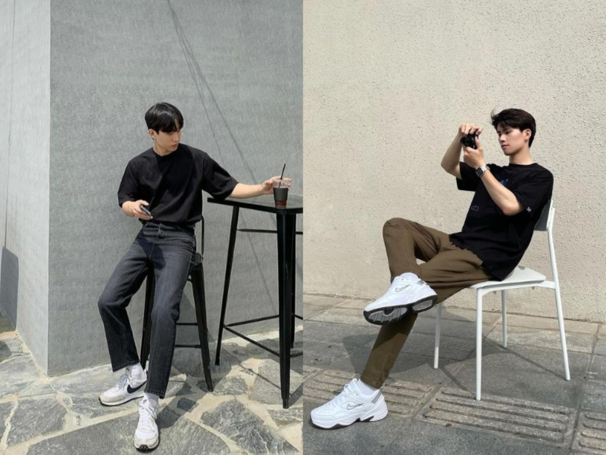 Giày sneaker trắng dễ phối đồ công sở