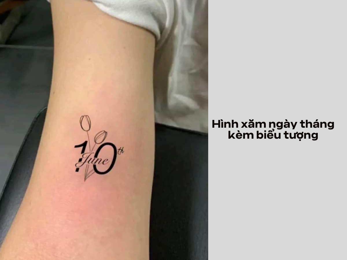 Có thể kết hợp ngày tháng năm cùng biểu tượng nào đó