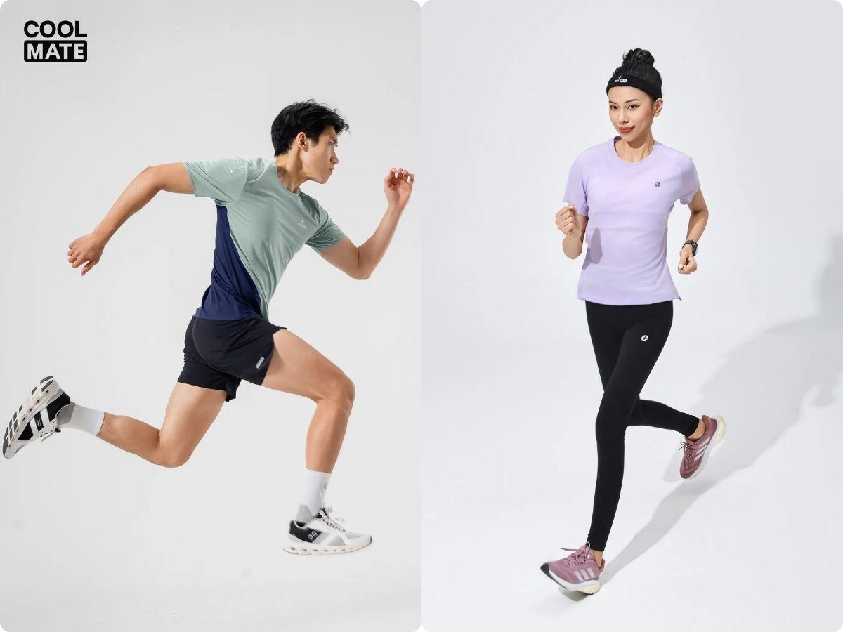 Chọn trang phục phù hợp giúp bạn thoải mái hơn và tập trung tối đa vào bước chạy