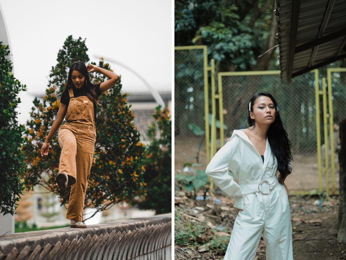 Tùy thuộc sở thích và mẫu jumsuit để lựa chọn giày thích hợp