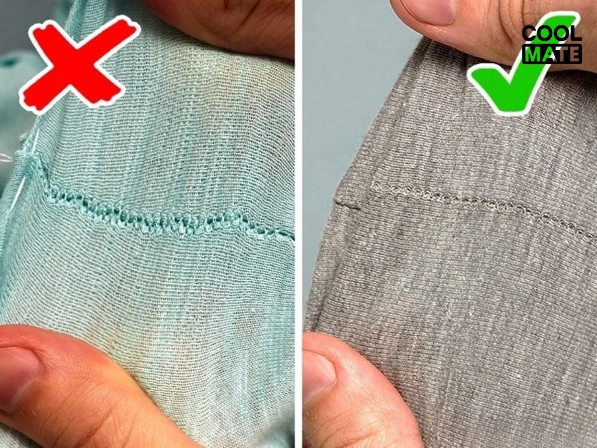  Đảm bảo đường may chắc chắn, phẳng mịn, không có chỉ thừa và dây rút, khóa kéo hoạt động trơn tru.