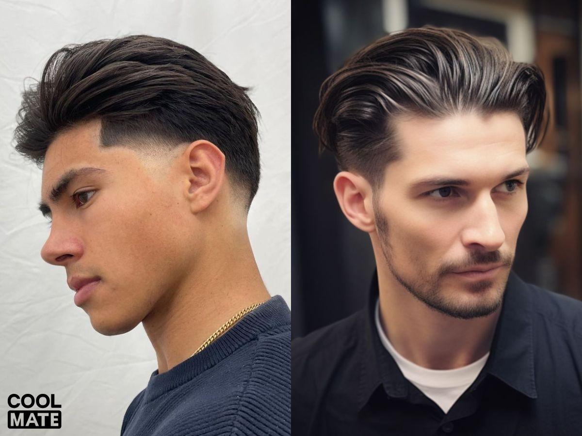 Tóc slicked back undercut