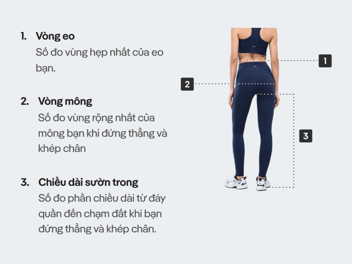 Tham khảo bẳng hướng dẫn lấy số đo từ Coolmate
