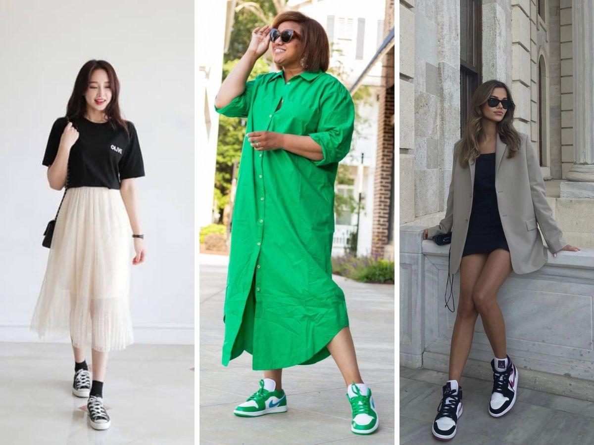Tùy dáng người để có lựa chọn váy và giày thể thao phù hợp