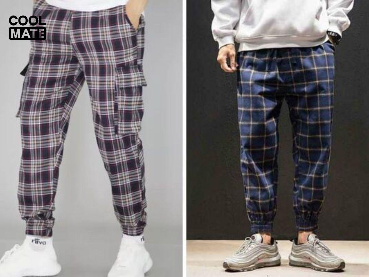 Chọn quần jogger kẻ sọc cho nam