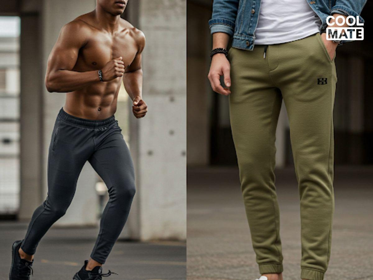 Lựa chọn quần jogger nam phù hợp với mục đích sử dụng thể thao hoặc thời trang.