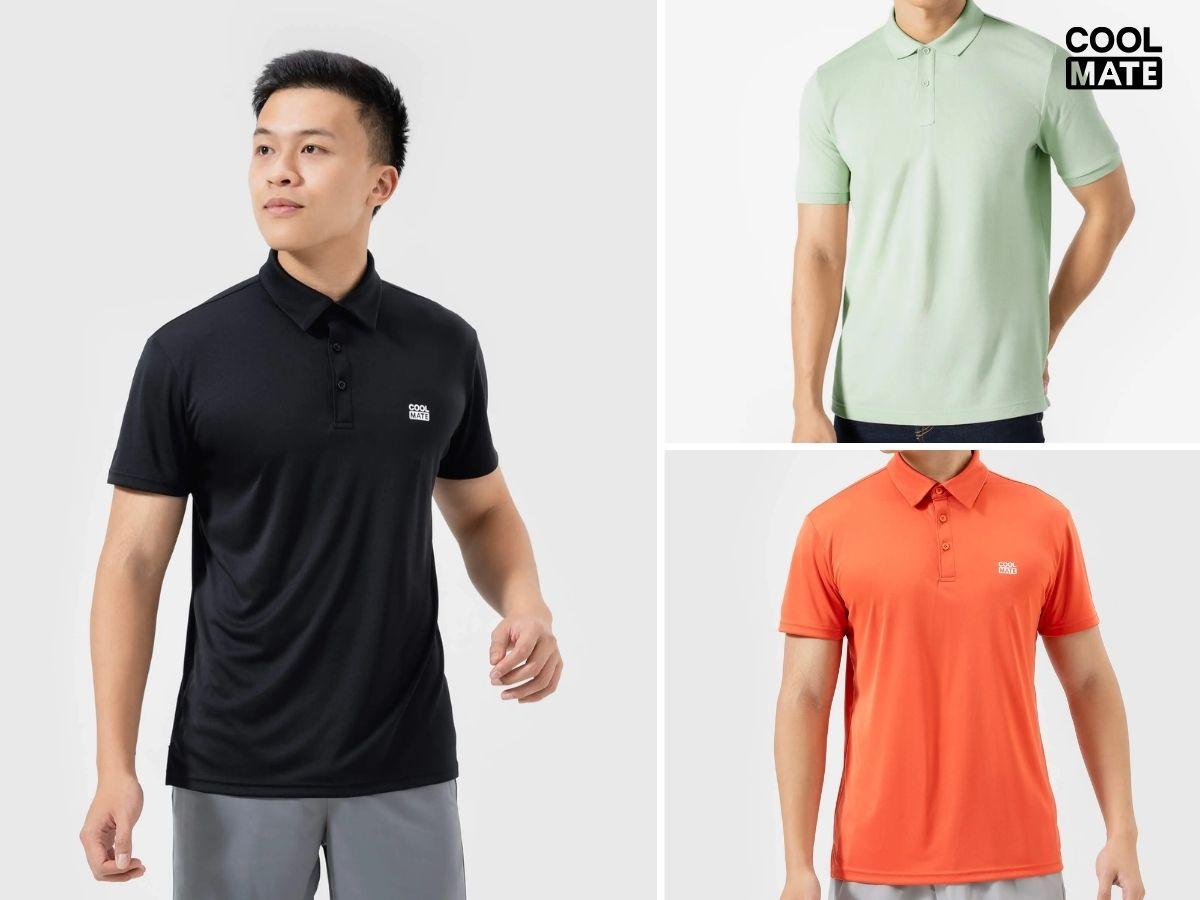 Các mẫu áo polo Coolmate theo từng nhóm màu trend: Trung tính, Pastel, Nổi bật