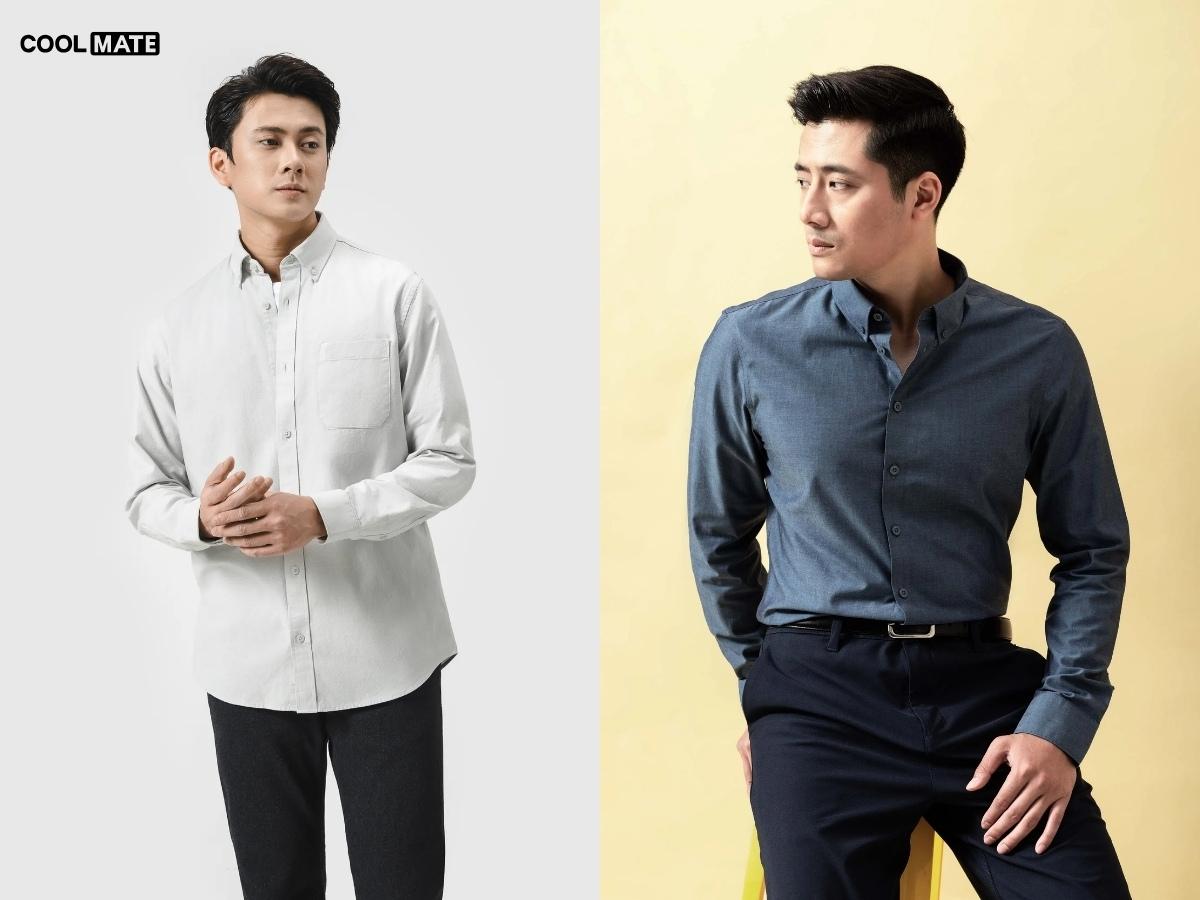 Màu sắc áo sơ mi đóng vai trò quan trọng trong việc tạo dựng phong cách