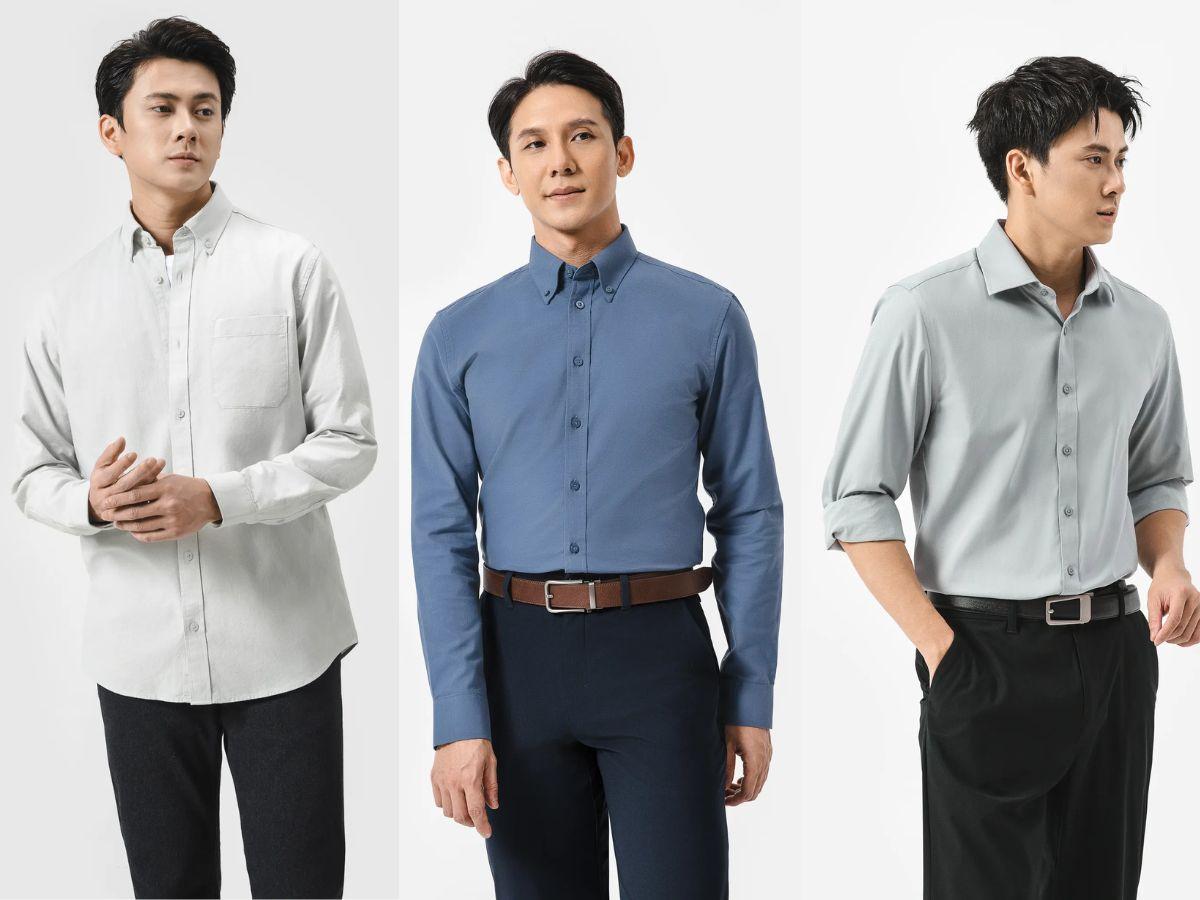 Một số kiểu dáng áo sơ mi thông dụng