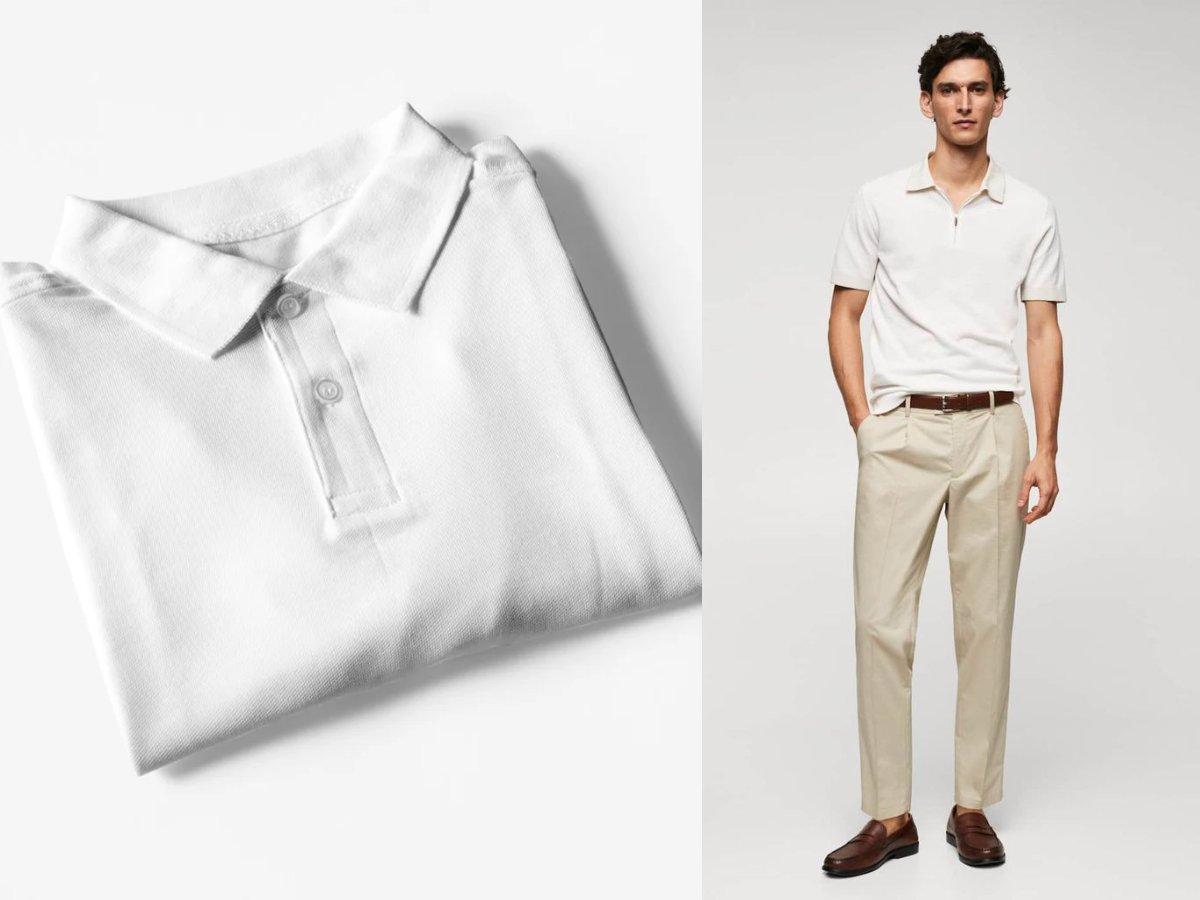 Giữ áo polo trắng luôn sạch sẽ, gấp gọn và phẳng phiu