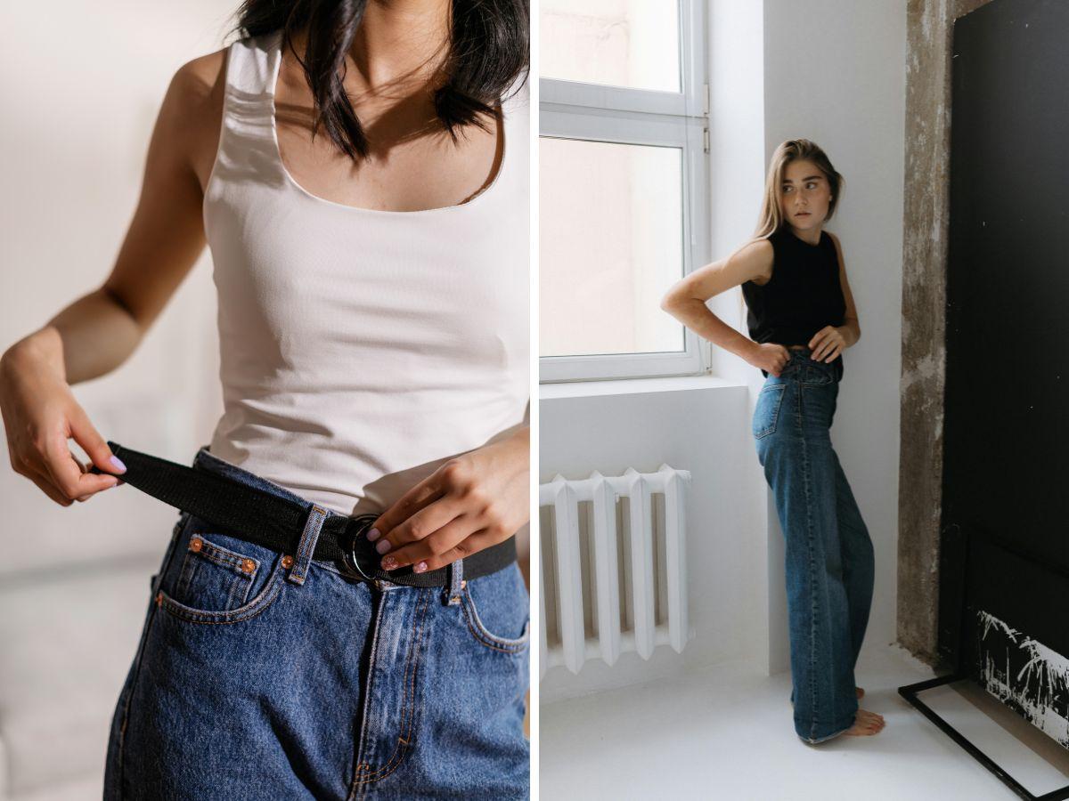 Outfit cùng quần jean với áo 2 dây to bản và khoác ngoài cũng rất hợp lý đi đám cưới