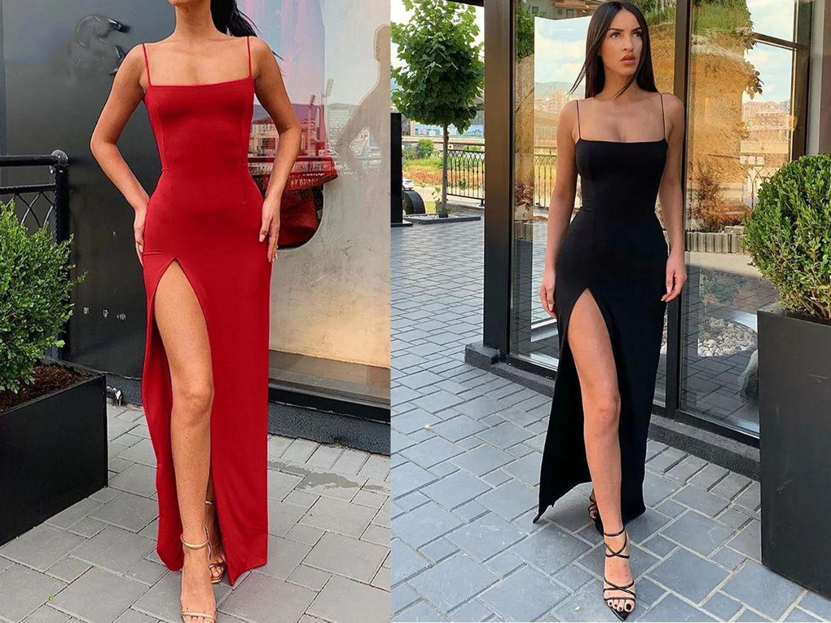 Khoe đôi chân nuột nà với váy xẻ tà