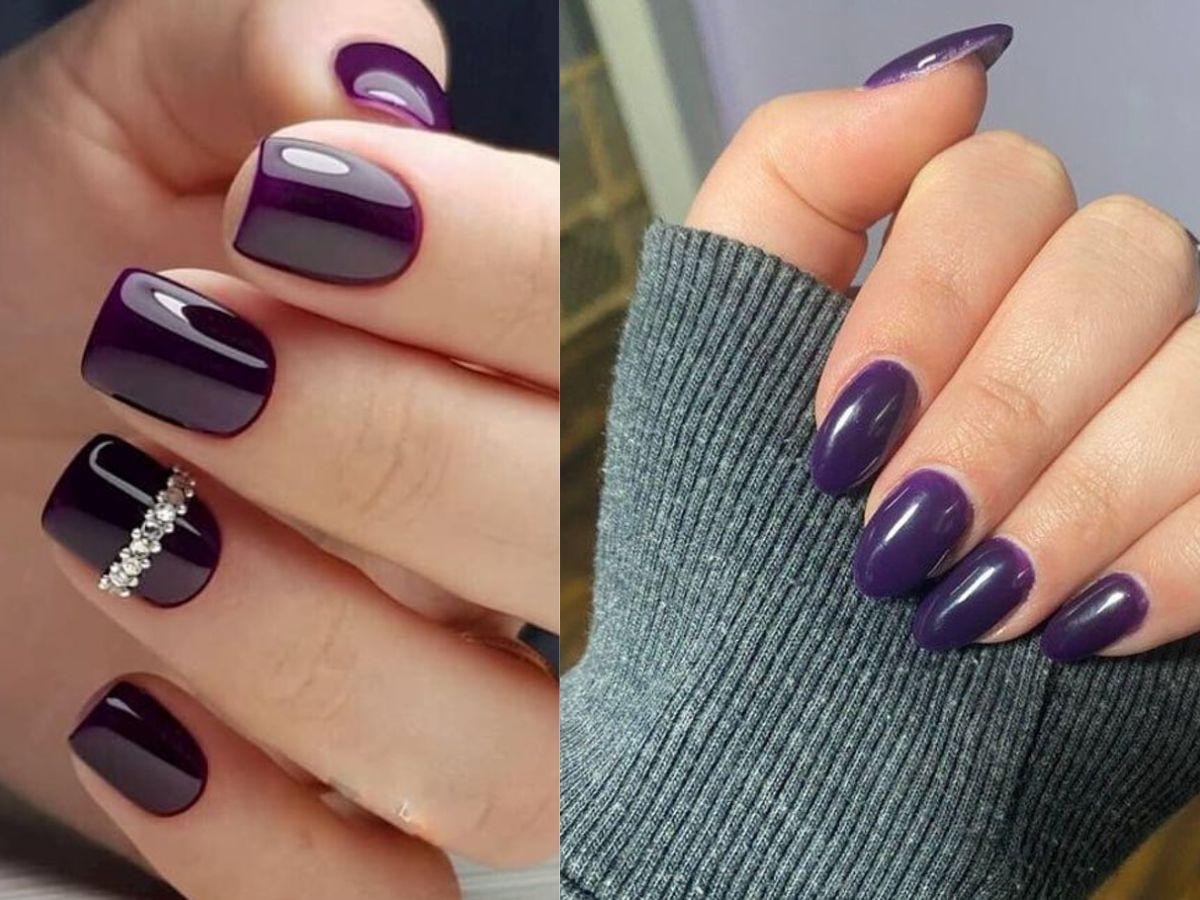 Da ngăm nên ưu tiên các tone tím đậm để tôn da hơn
