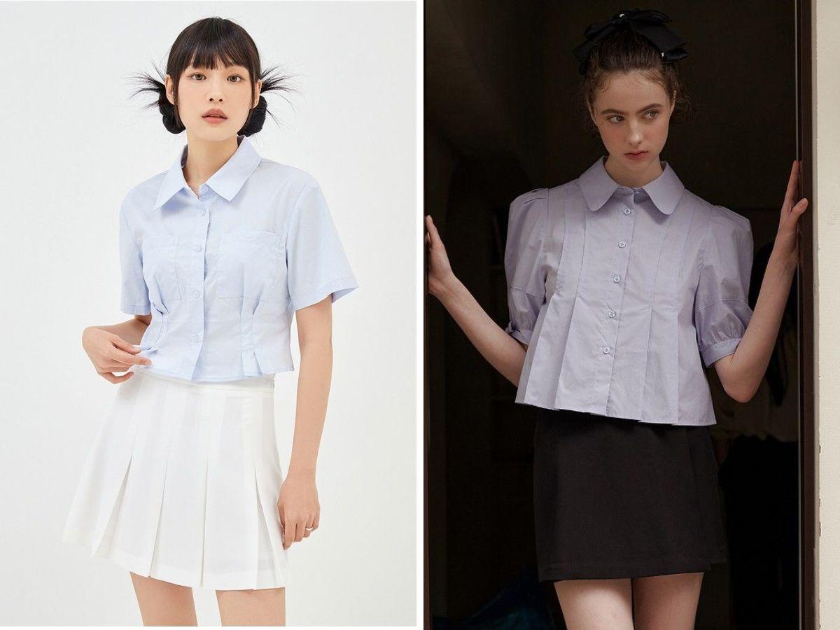Có thể chọn màu tone sur tone hoặc màu tương phản khi kết hợp croptop và chân váy