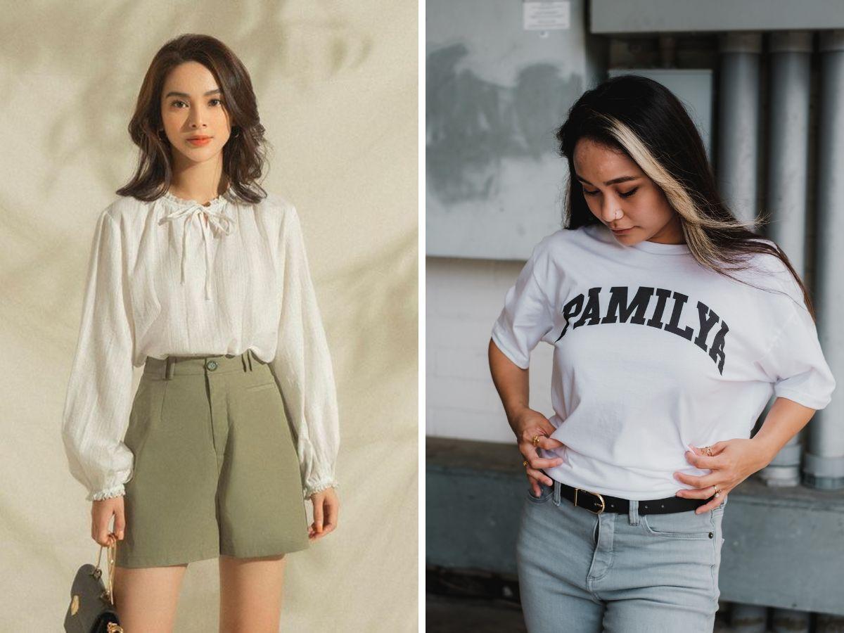 Áo kiểu có nhiều điểm khác biệt so với áo thun