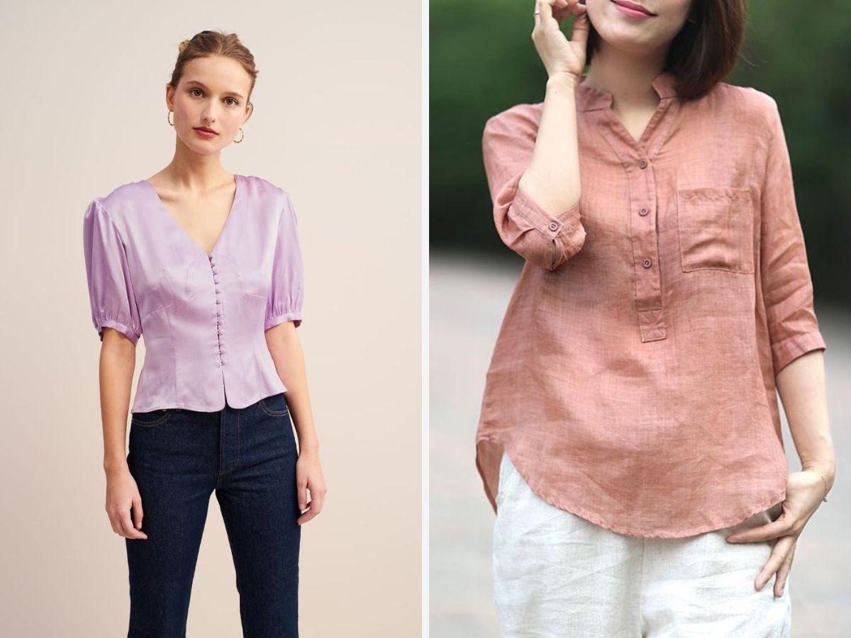 Chất liệu khác nhau mang đến tính năng khác nhau cho áo kiểu