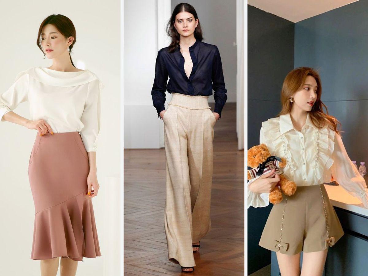 Vài item cơ bản với áo kiểu đẹp