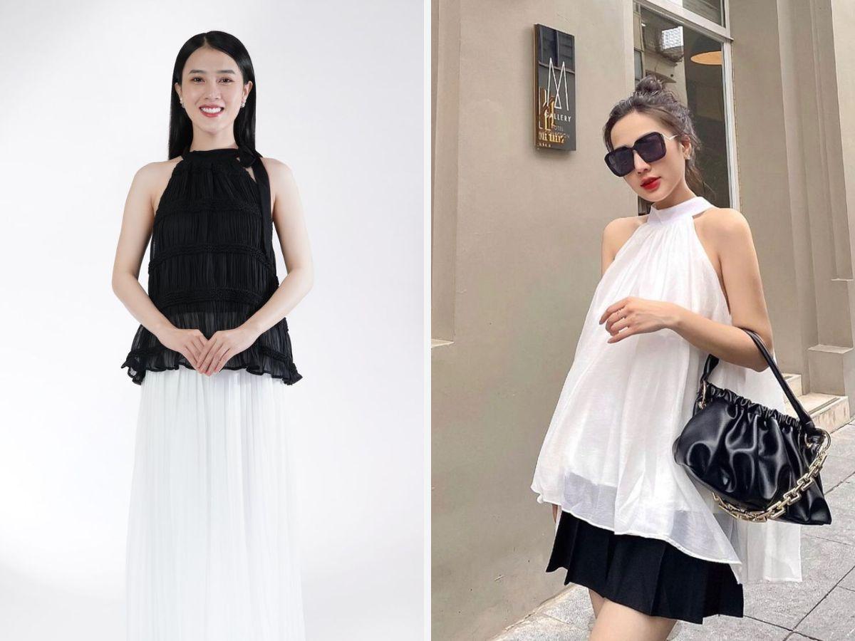 Áo kiểu cổ yếm