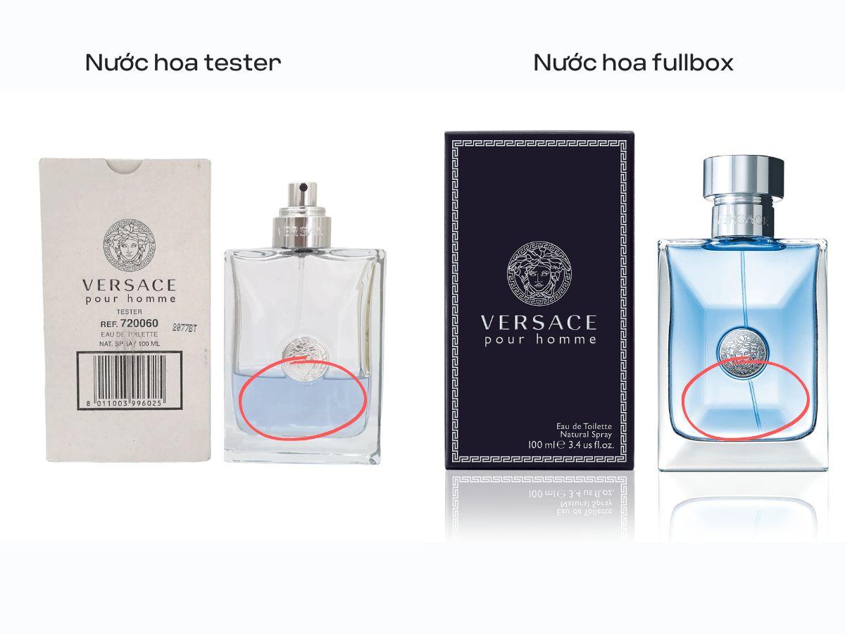 So sánh Nước hoa Tester vs. Nước hoa Fullbox