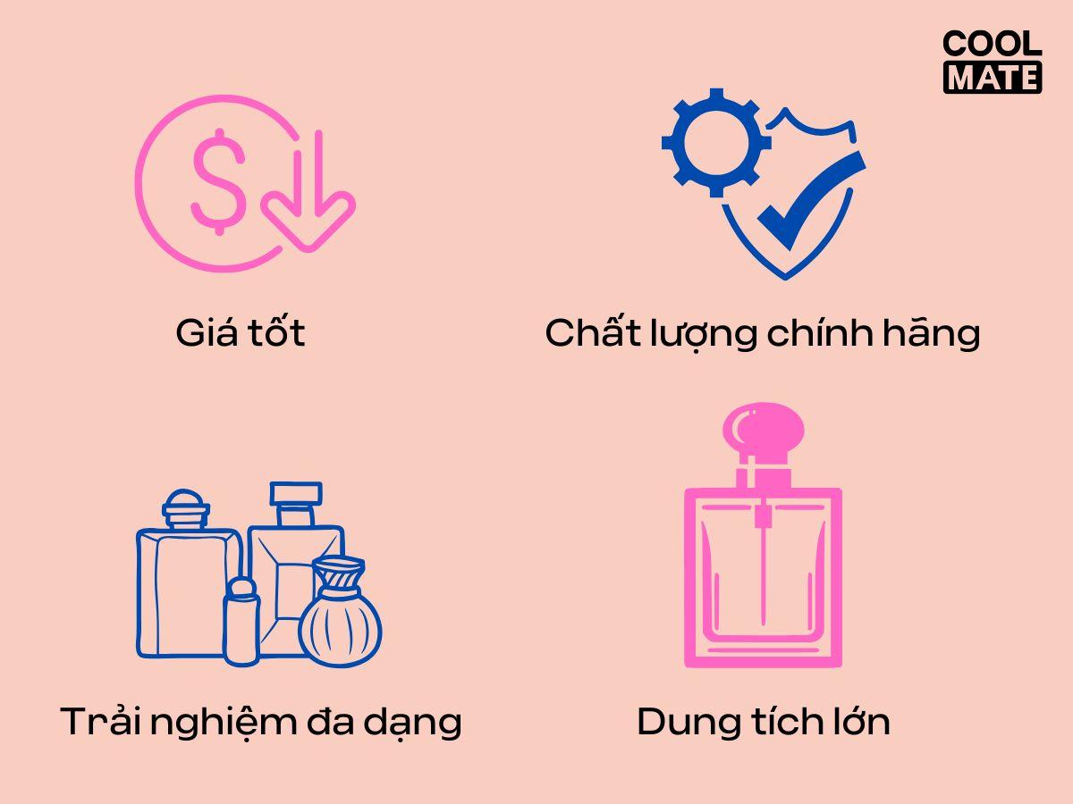 Ưu điểm của nước hoa tester