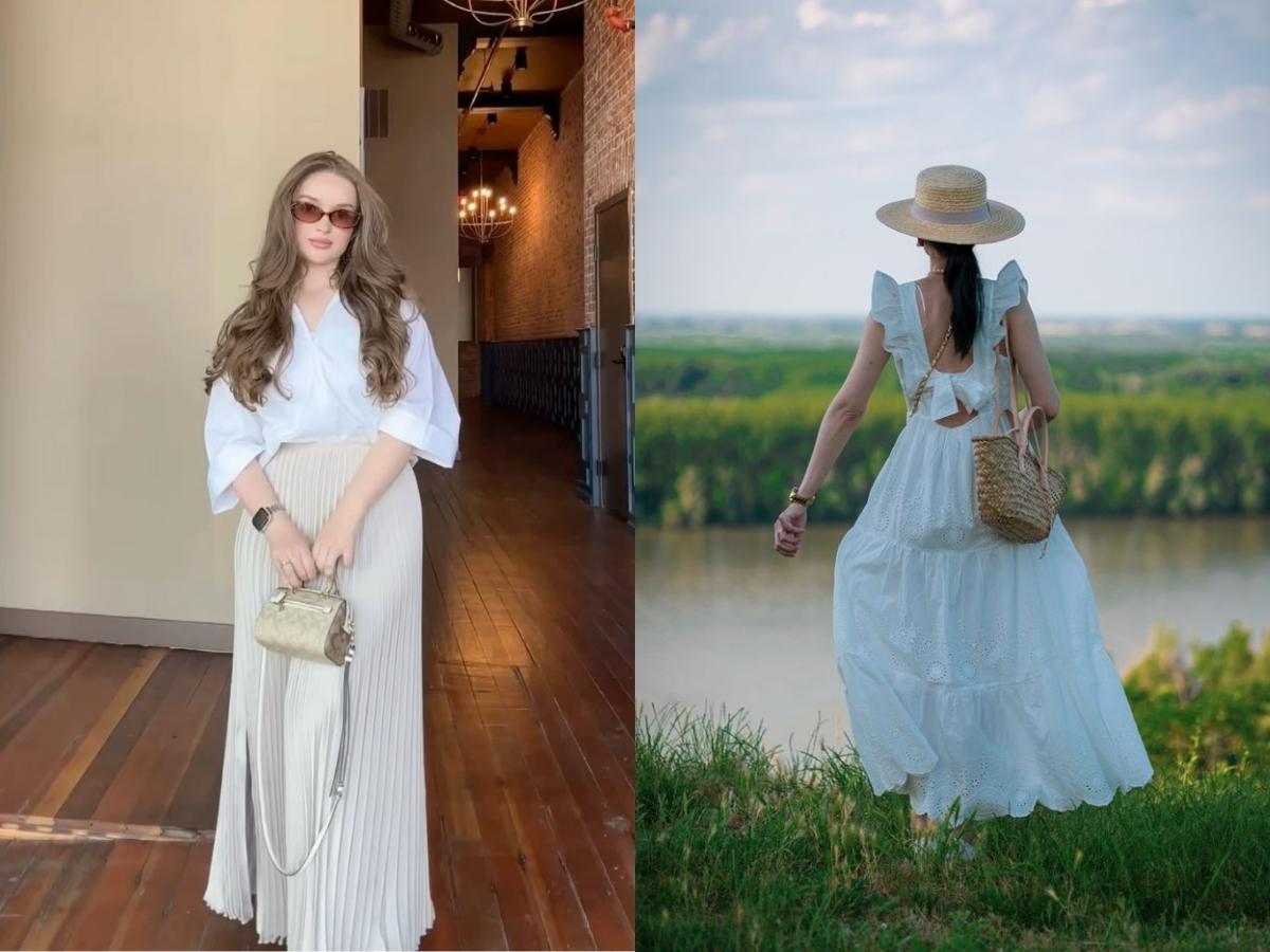 Outfit thích hợp cho checkin tại các biệt thự hoặc đồi chè cực chill