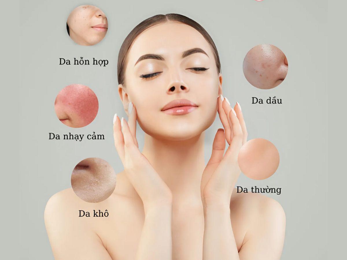 5 loại da cơ bản thường thấy ở da mặt