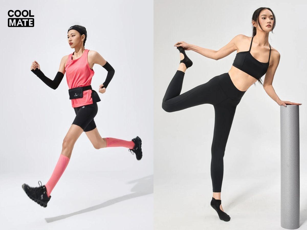 Quần legging nữ có thể tận dụng cho nhiều hoạt động từ tập luyện đến đi chơi