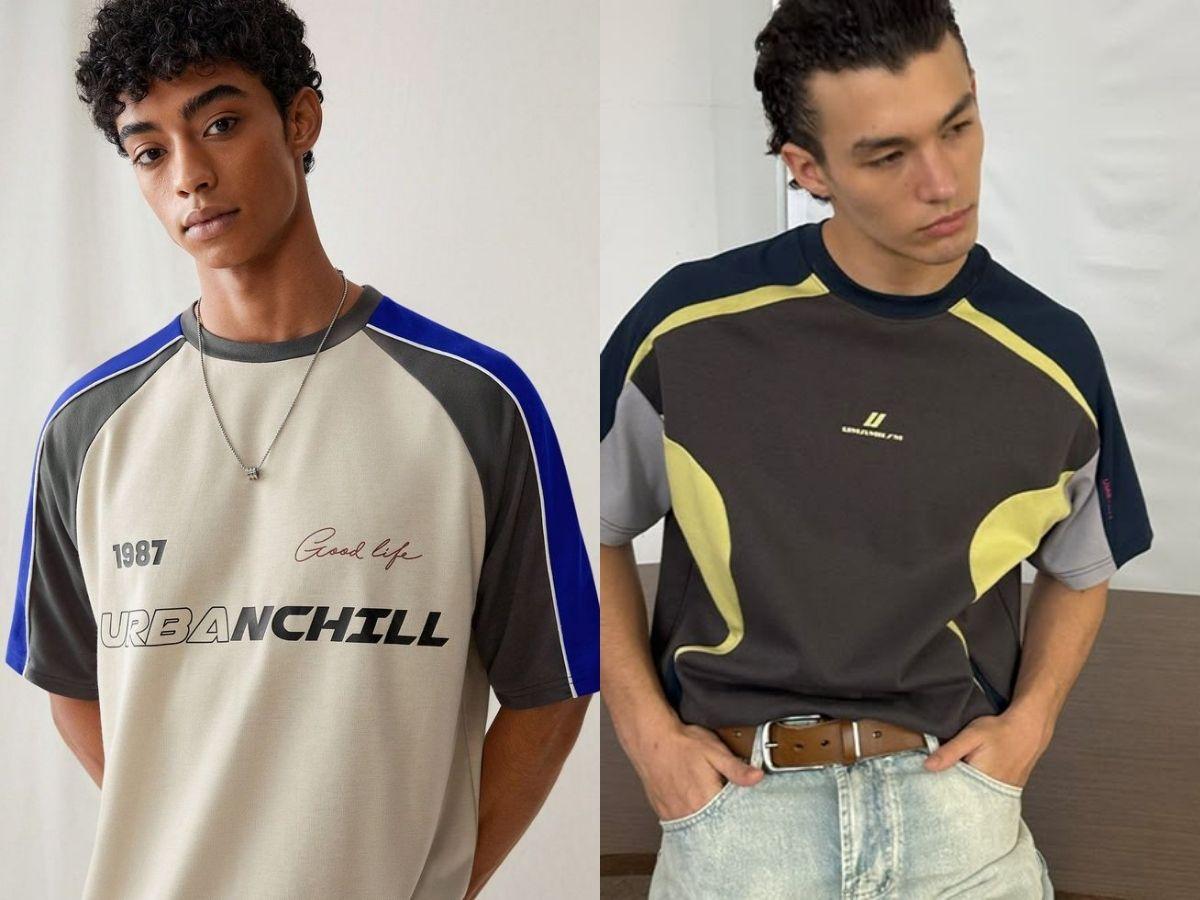 Cân bằng họa tiết áo thun