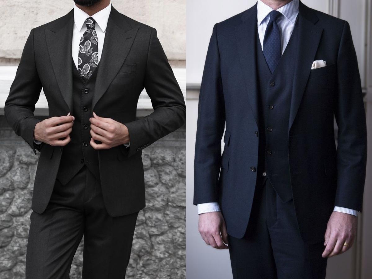 Sơ mi trắng kết hợp với tuxedo hoặc suit đen là lựa chọn tuyệt vời
