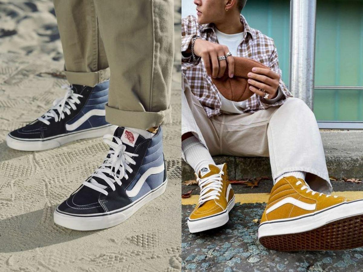 Phối đồ nam với Vans Sk8-Hi