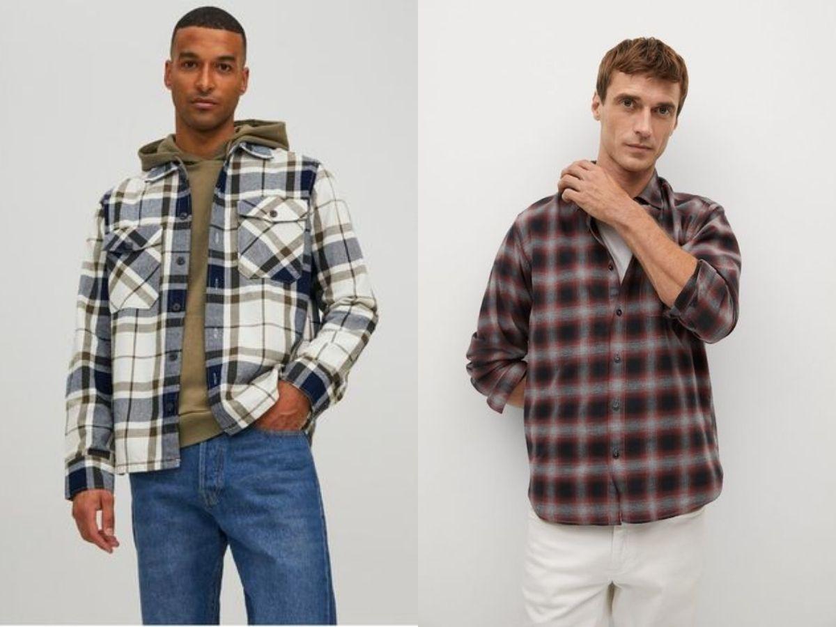 Sơ vin hay thả ngoài với áo Flannel