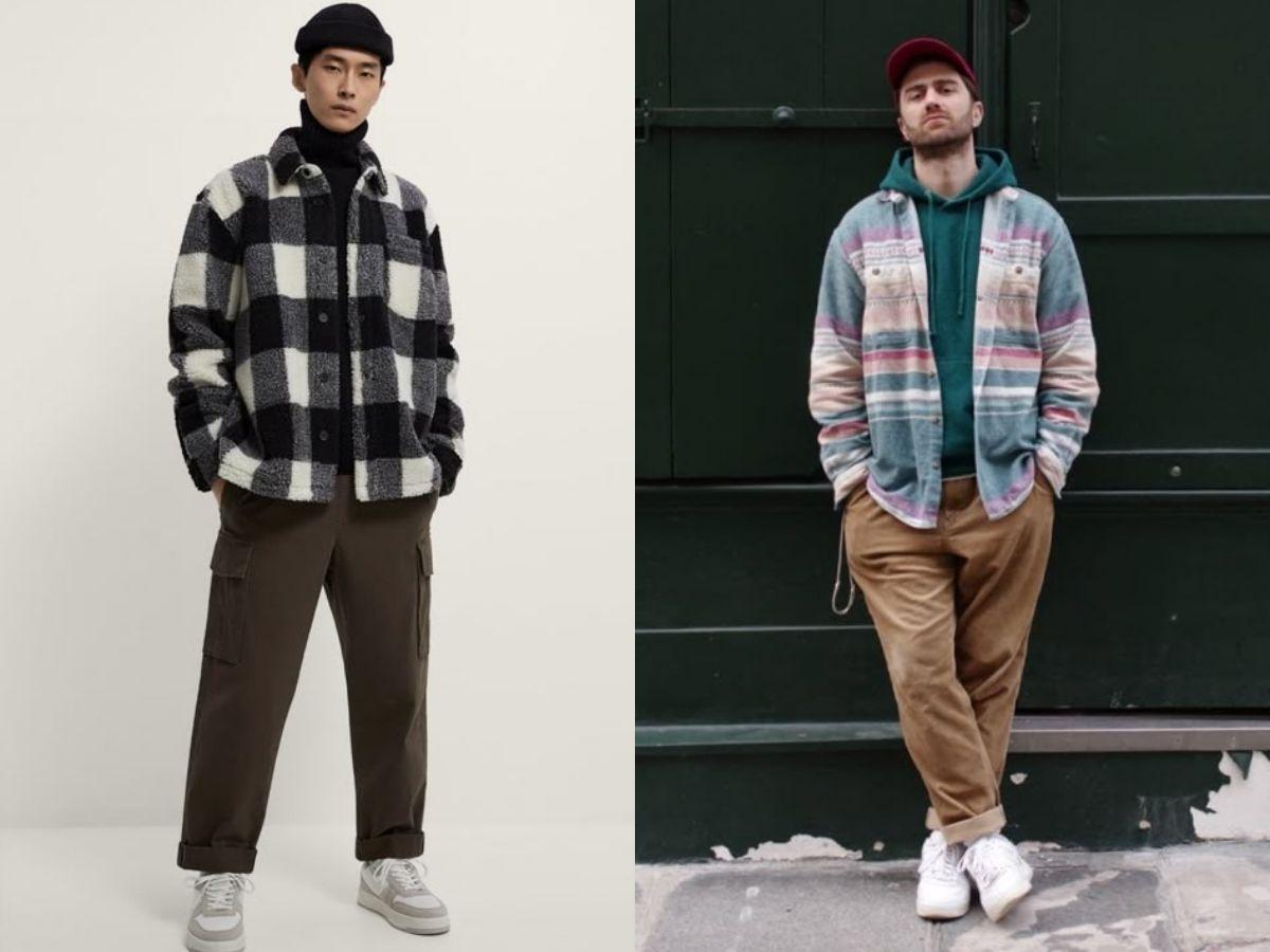 Mặc flannel cũ kỹ làm tụt mood set đồ