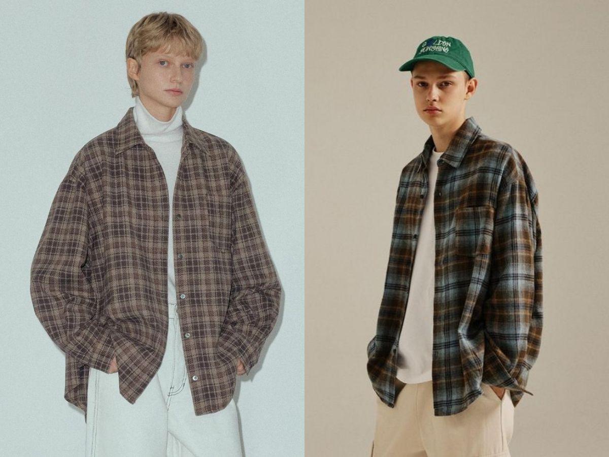 Áo flannel trơn cho những người yêu thích sự tối giản và thanh lịch