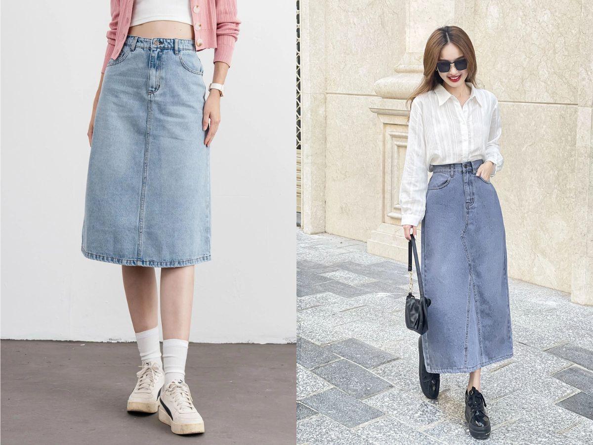 Bạn có thể dễ dàng tìm mua chân váy dáng dài ở nhiều nơi