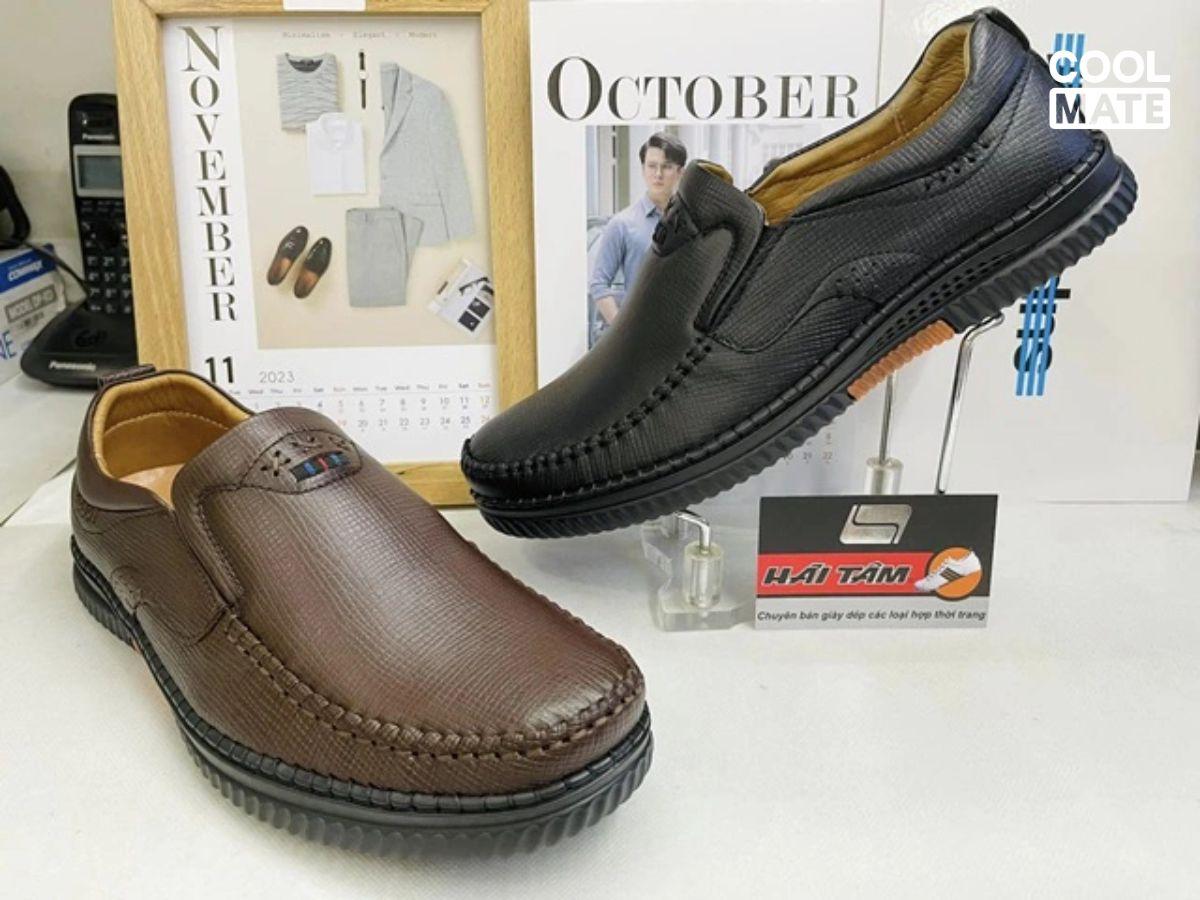 Giày loafer lịch sự, dễ kết hợp với quần jean slim-fit hoặc tapered, tạo phong cách smart-casual