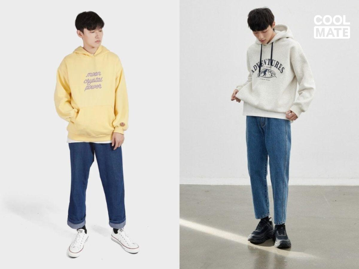 Phong cách streetwear thoải mái và cá tính, lý tưởng cho dạo phố hay gặp bạn bè