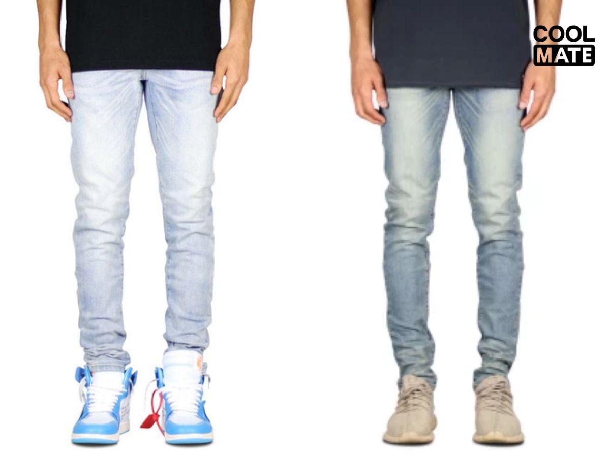 Quần jeans local brand HyperDenim VN có hiệu ứng wash acid độc đáo, tạo điểm nhấn khác biệt cho người mặc