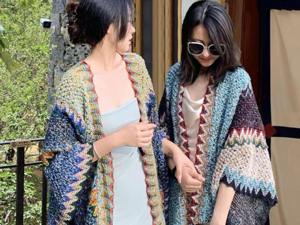 Áo khoác ngoài mang phong cách bohemian