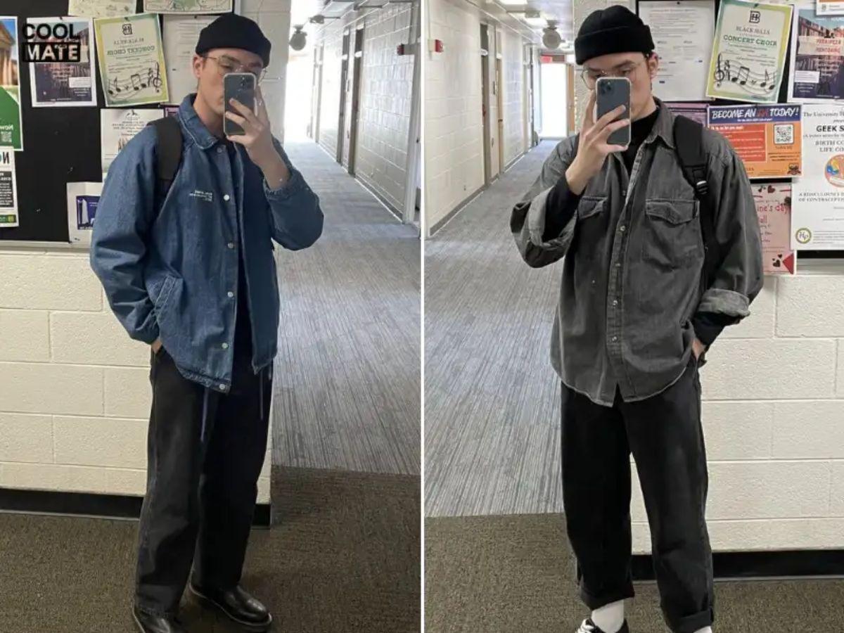 Phong cách thời trang denim on denim