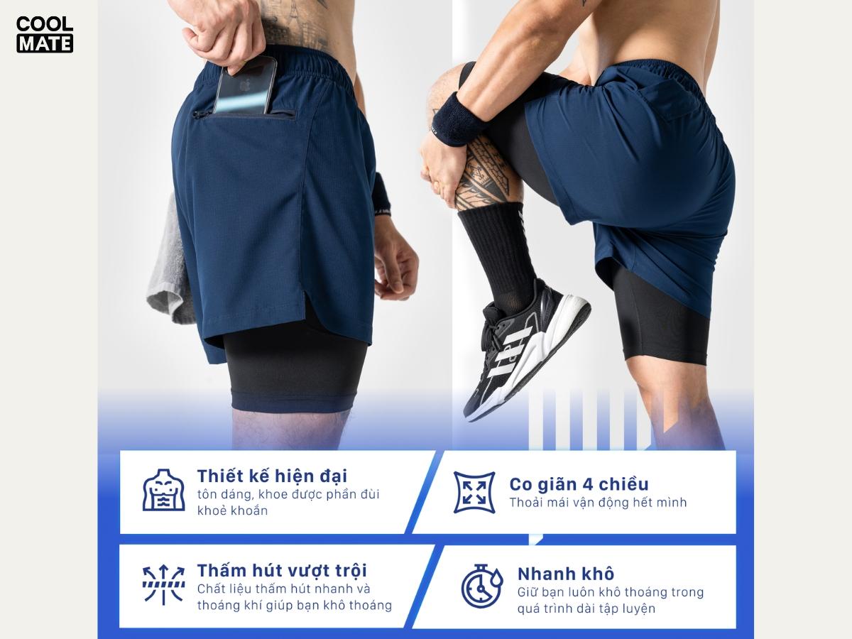 Chọn quần short chạy bộ nam cho đường dài/địa hình cần ưu tiên độ bền và tính thực tiễn